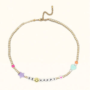 BE HAPPY KIDS NECKLACE