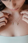 BFF BUTTERFLY NECKLACE DUO