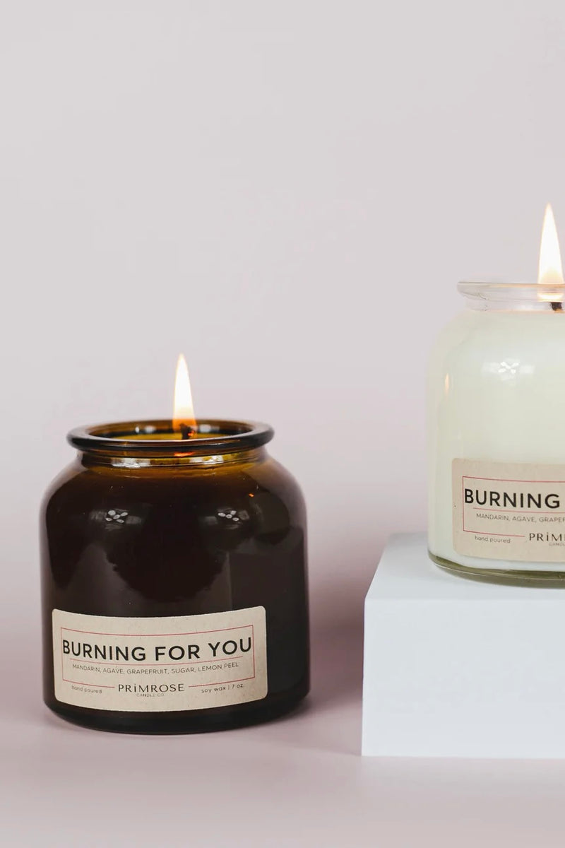 BURNING FOR YOU CANDLE AMBER