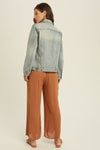 ROCKING STEADY DENIM JEAN JACKET L. DENIM
