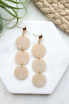 ELLE EARRINGS LINEN