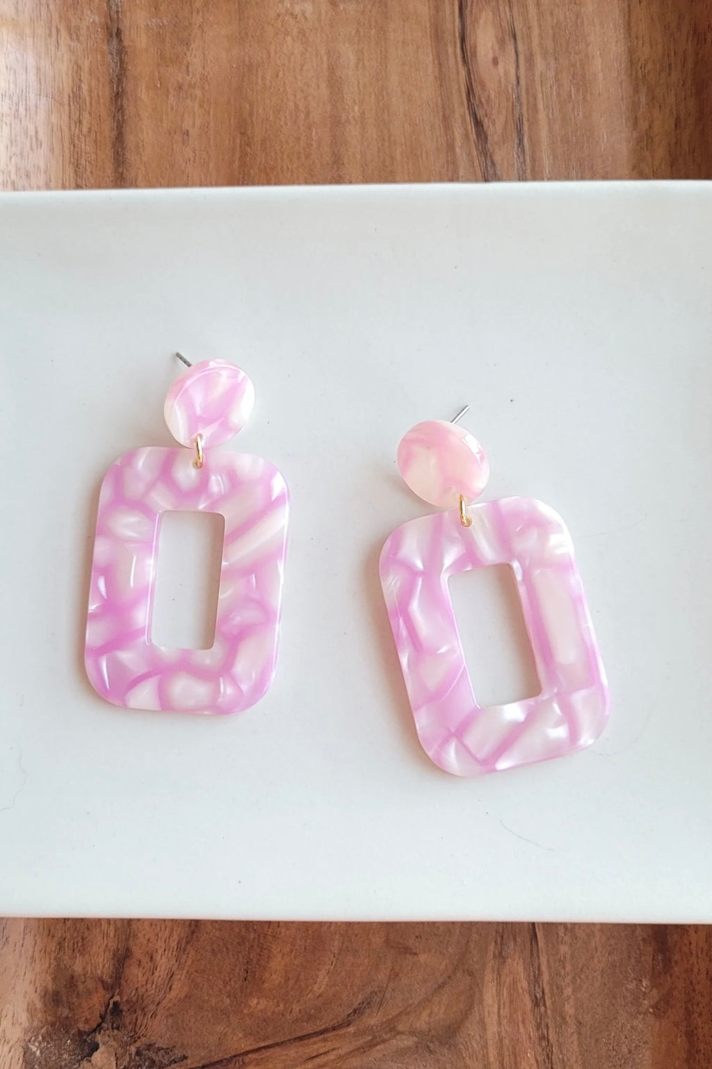 MARGOT EARRINGS BUBBLEGUM PINK