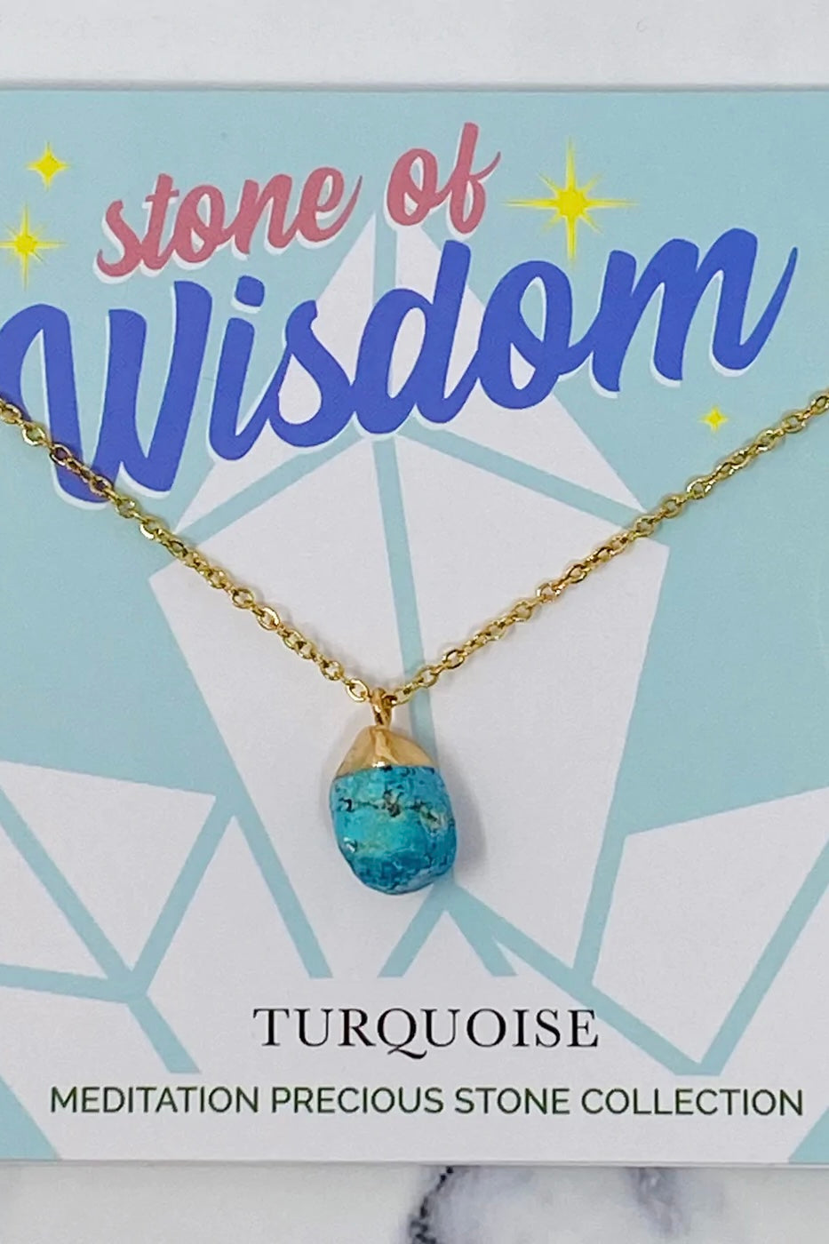 MEDITATION STONE NECKLACE TURQUOISE