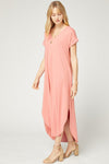 WEEKEND GETAWAY MAXI DRESS DUSTY ROSE