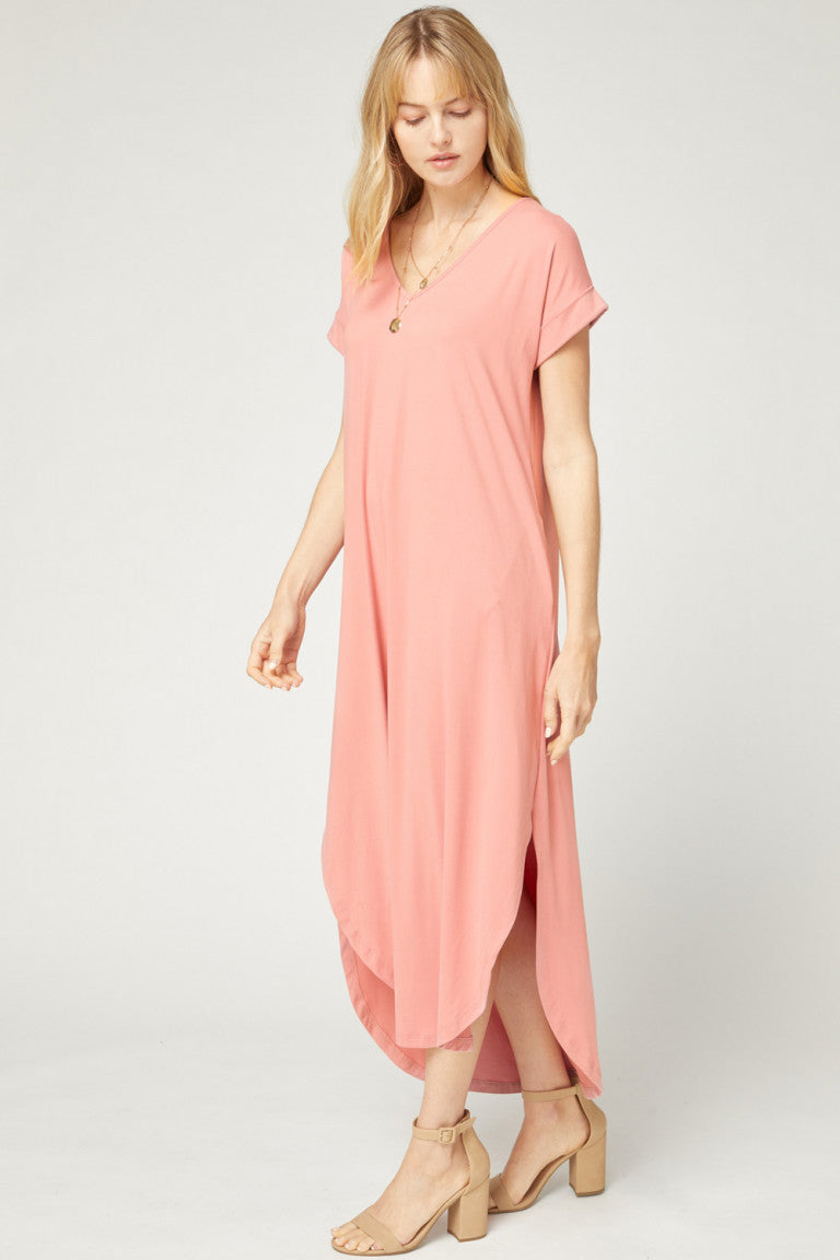 WEEKEND GETAWAY MAXI DRESS DUSTY ROSE