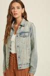 ROCKING STEADY DENIM JEAN JACKET L. DENIM