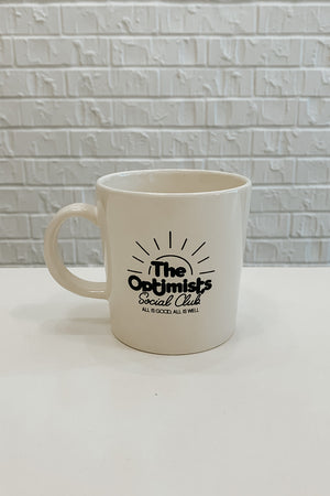 OPTIMIST SOCIAL CLUB CERAMIC MUG