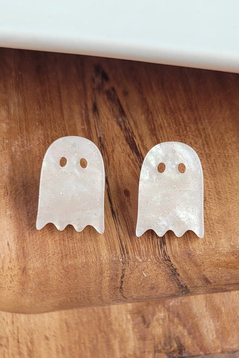 GHOST STUDS HALLOWEEN EARRINGS