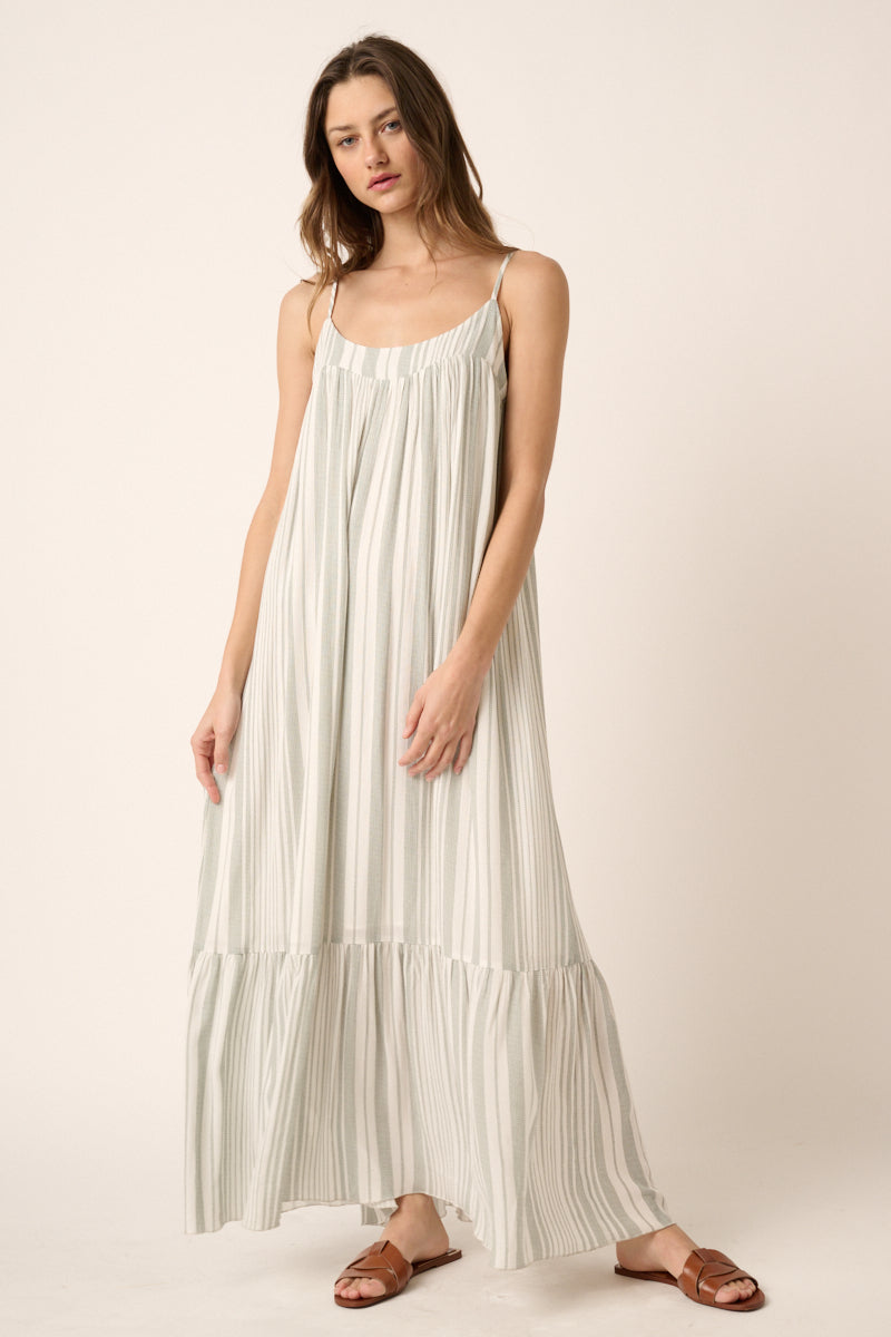 FLOWERS AND FUN MAXI DRESS